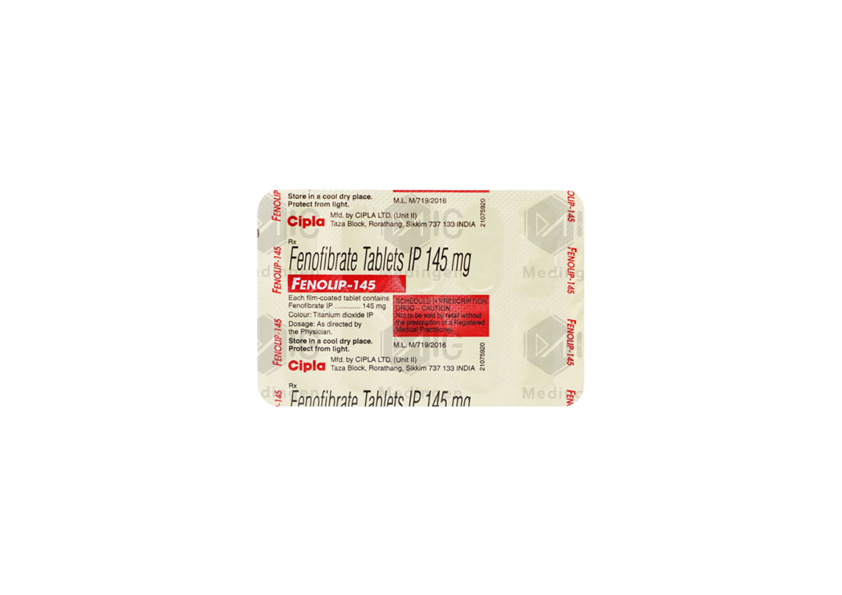 FENOLIP 145MG